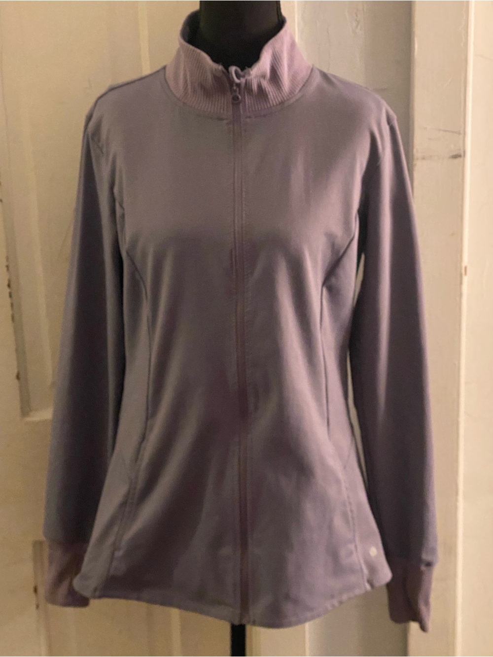 Layer 8 Lavender Full-Zip Utility Jacket